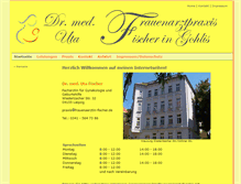 Tablet Screenshot of frauenaerztin-fischer.de